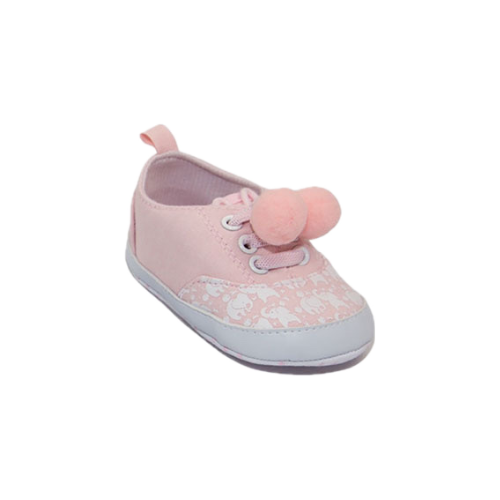 Elephant Pompom Plimsoll Trainers