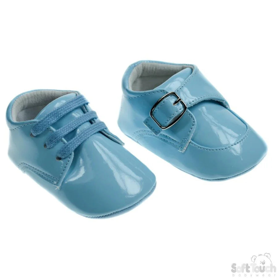 Light Blue Pre-Walker Shoes - Buckle or Laces